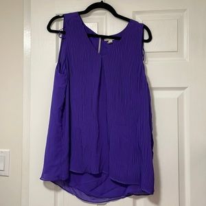 Royal purple Dana Bachman top